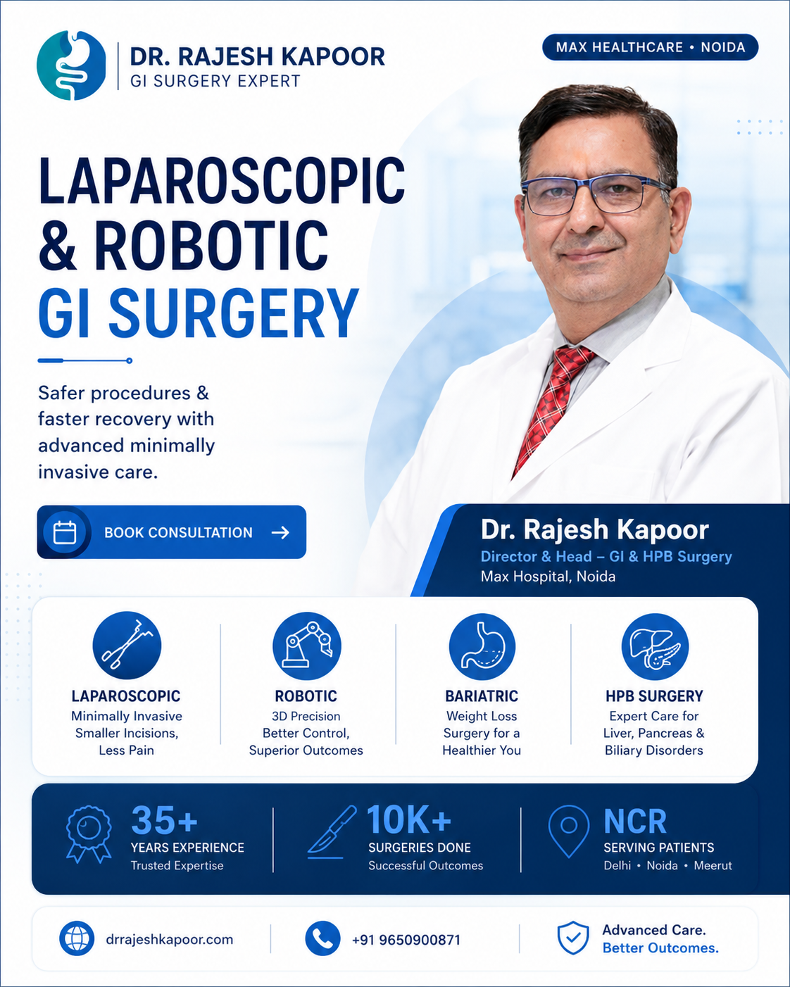 Laparoscopic and Robotic GI Surgery